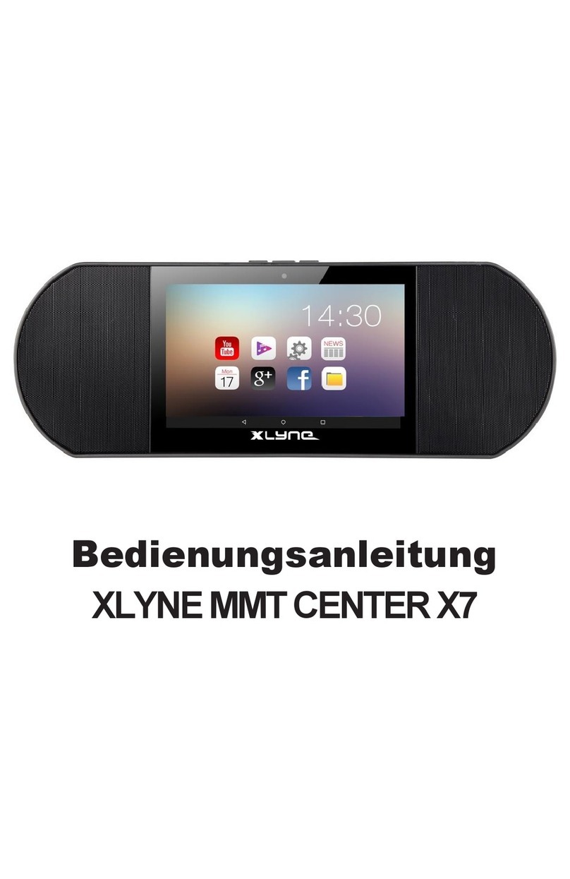 Xlyne MMT CENTER X7 user manual