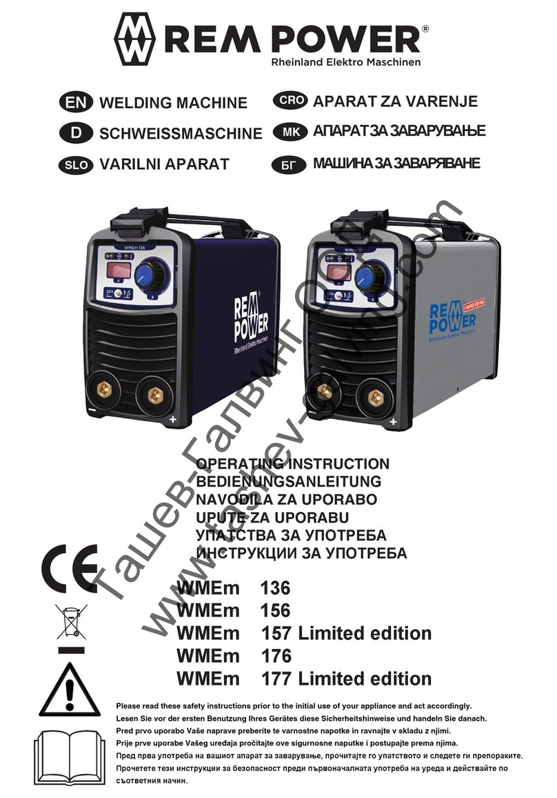 REM POWER WMEm 136 owner's manual