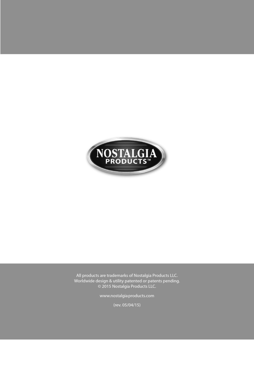Nostalgia RTOS200 User manual