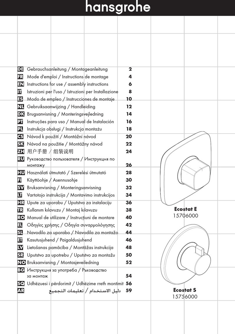 Hans Grohe Ecostat E Manual
