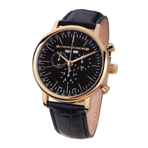 Chronos Manufactures Chrono Diamond Argos 11200 Instruction manual / International Guarantee Chronos Manufactures Chrono Diamond Argos 11200 Instruction manual / International Guarantee