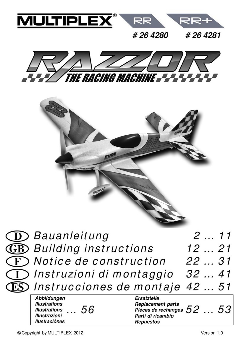 Multiplex Razzor RR+ 26 4281 Instruction Manual