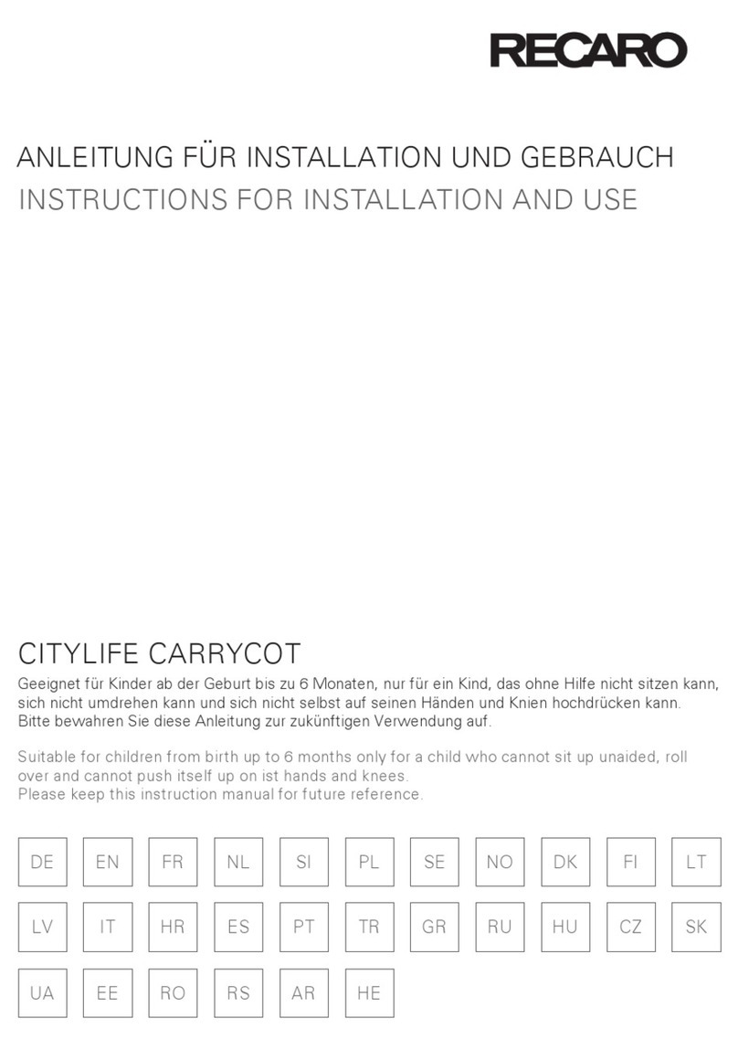 RECARO CITYLIFE User manual