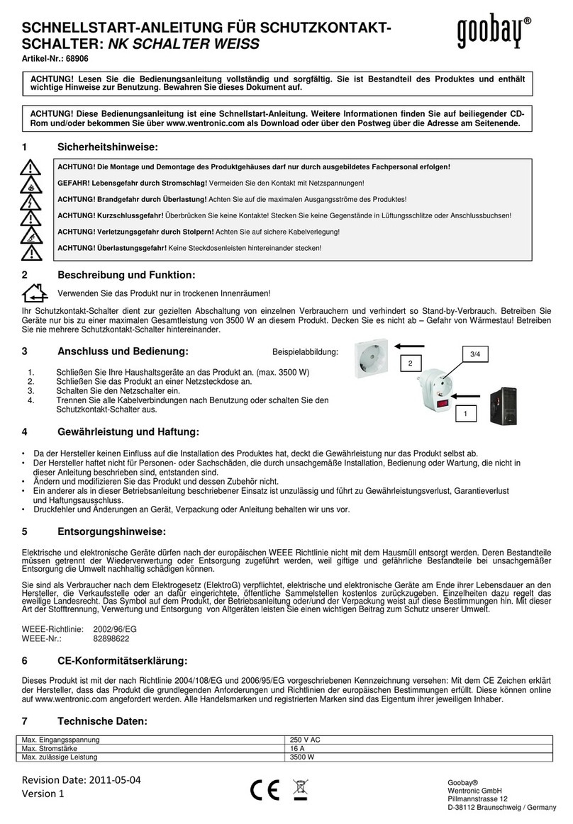 Goobay 68906 User manual