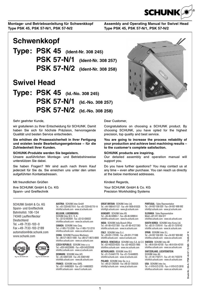 SCHUNK PSK 45 User instructions
