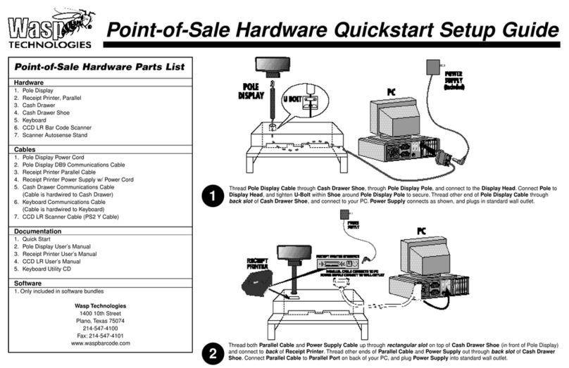 Wasp Point of Sale Hardware Quick start setup guide