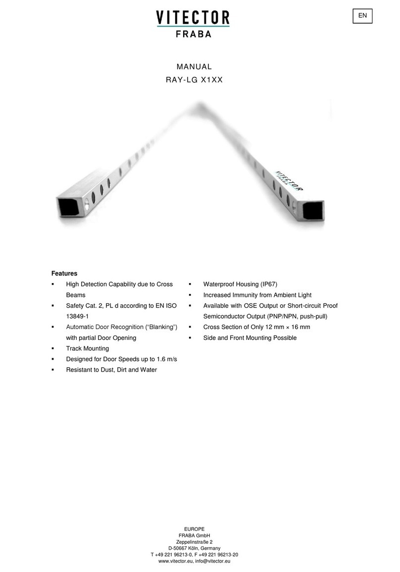 Fraba Vitector RAY-LG Series manual