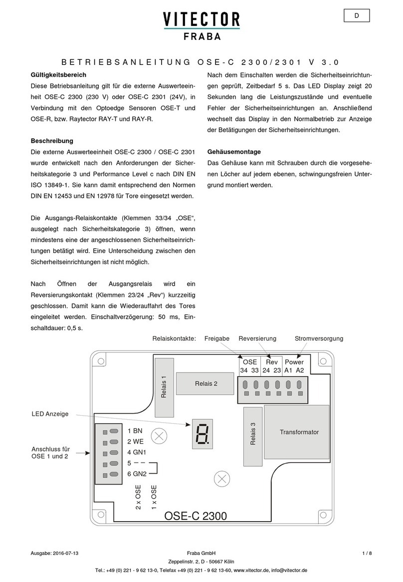 Fraba Vitector OSE-C 2300 manual