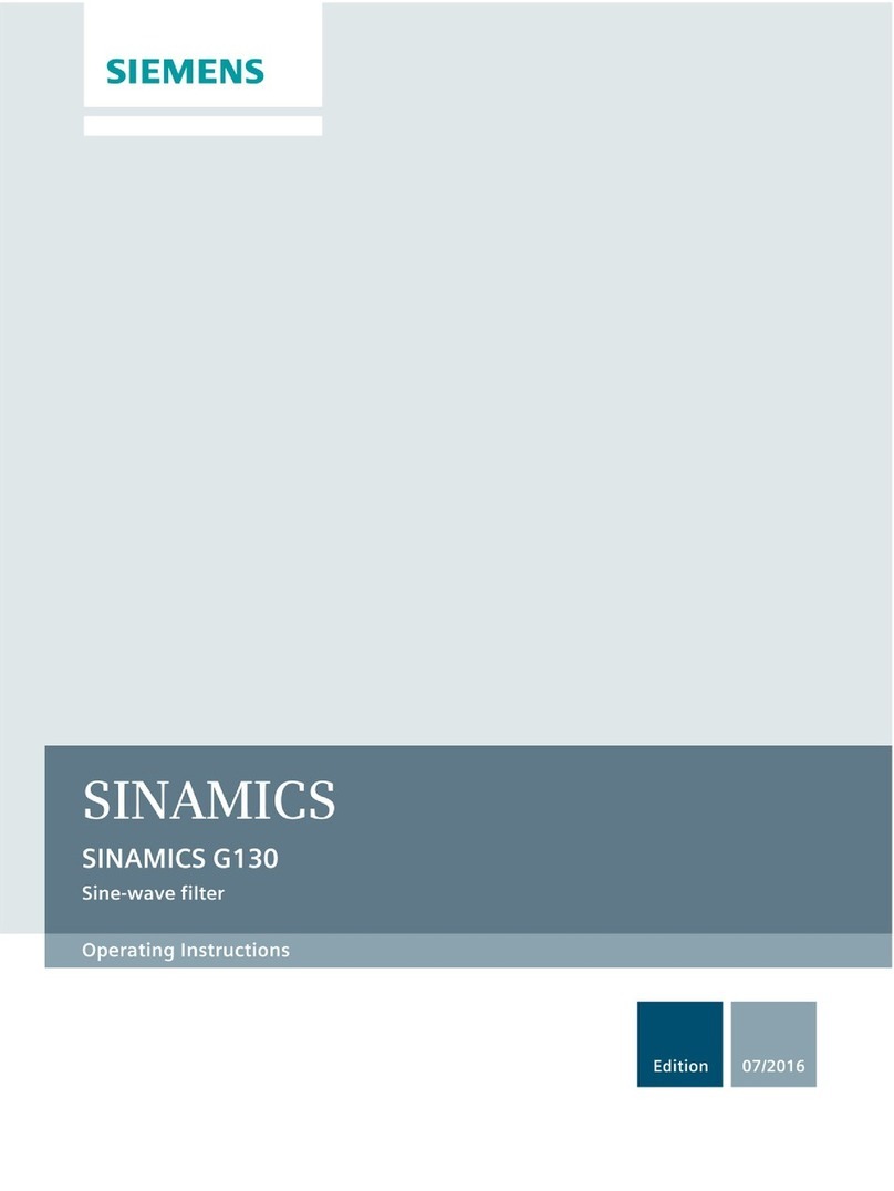 Siemens SINAMICS G130 User manual
