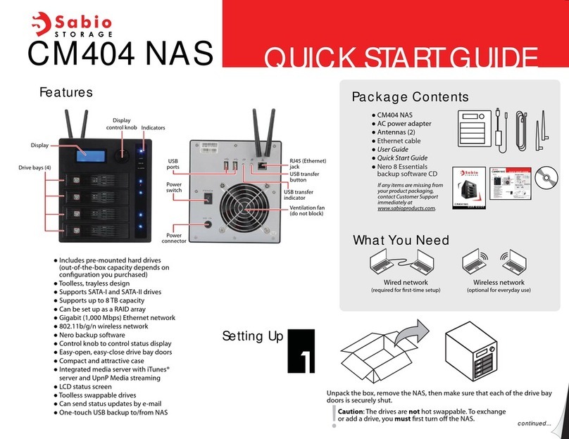 Sabio CM404 User manual