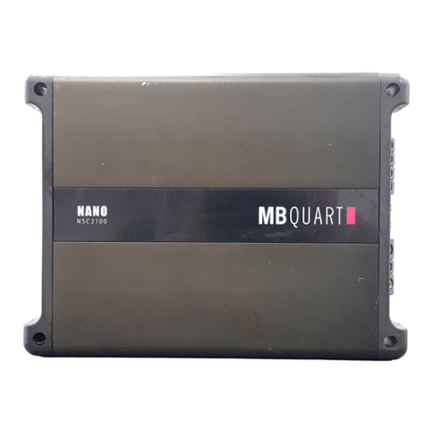 MB QUART MB QUART Nano NSC 2100 User manual