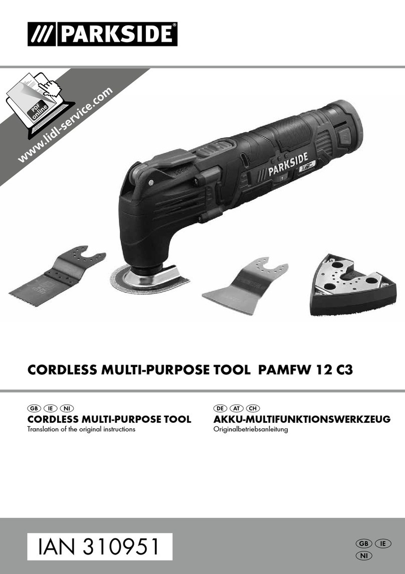Parkside PAMFW 12 C3 Translation of the original instructions