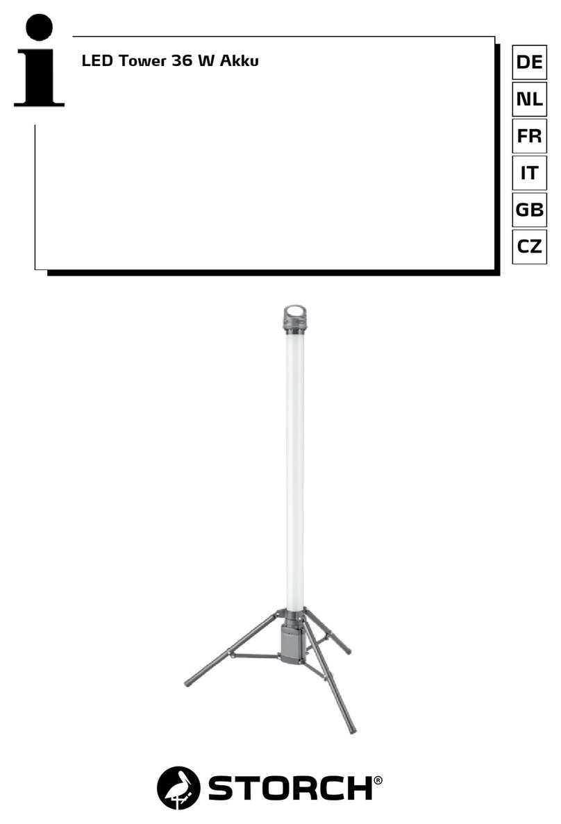 Storch LED Tower 36 W Akku Translation of the original instruction