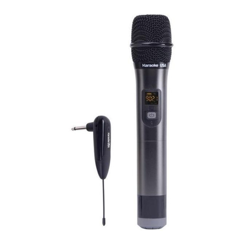 Karaoke USA WM900 user guide
