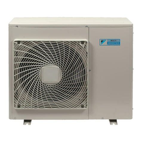 Daikin Super Multi NX 3MXS-G Series Dimension Guide