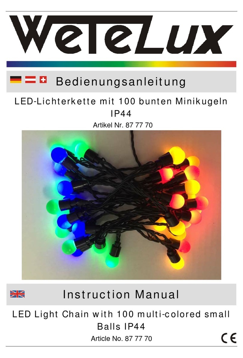 Wetelux 877770 instruction manual