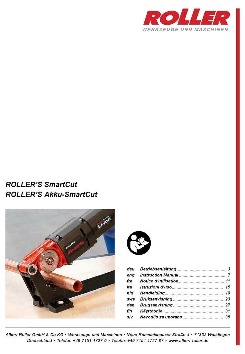 Roller SmartCut User manual