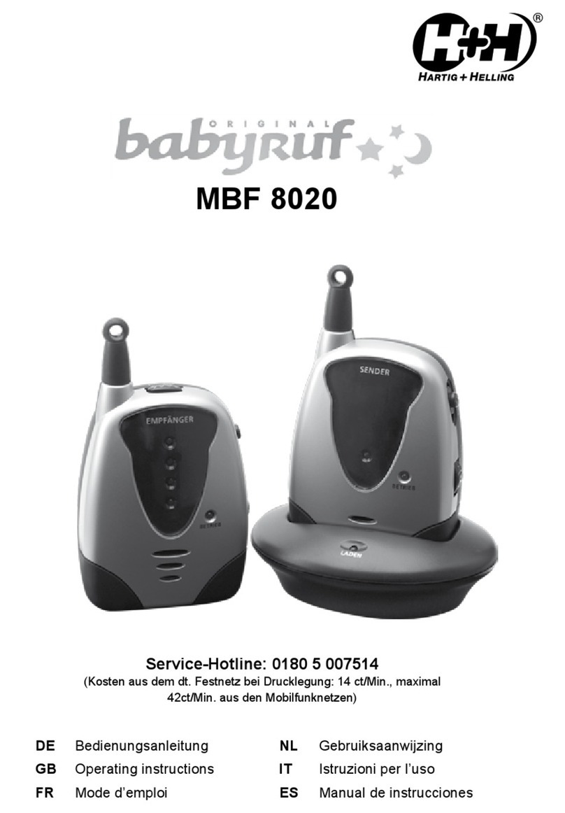 Hartig+Helling Babyruf MBF 8020 operating instructions