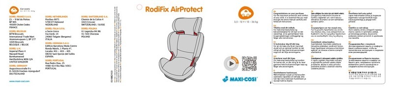 MaxiCosi RodiFix AirProtect Instructions for use