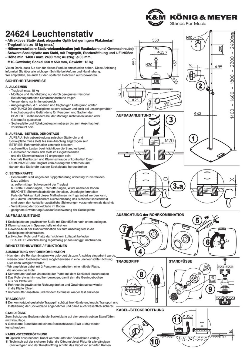 Konig & Meyer 24624 User manual