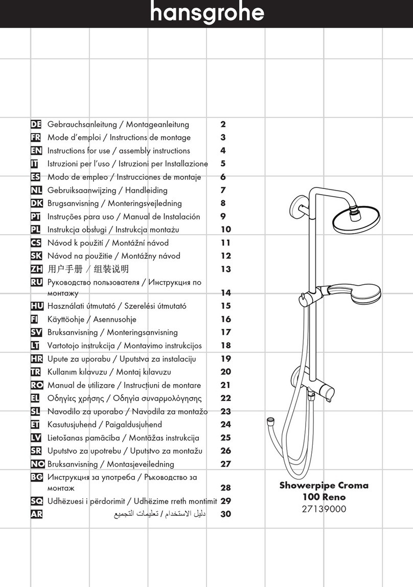 Hans Grohe Showerpipe Croma 100 Reno Manual