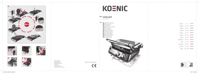 Koenic KCG 205 user manual