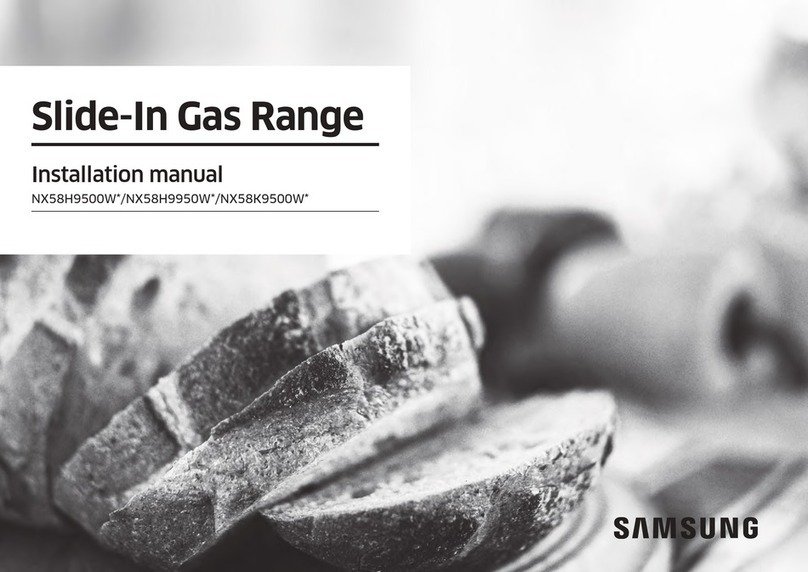 Samsung NX58H9500W Series installation manual