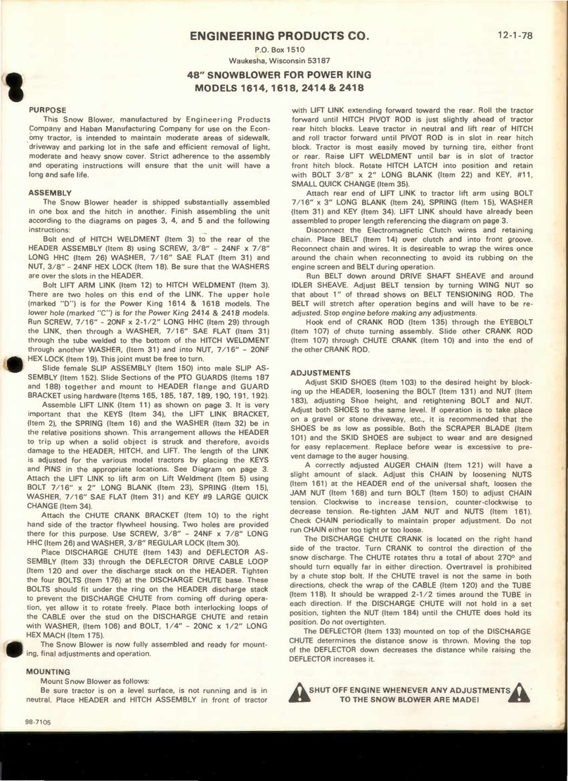 EPCO 1614 manual