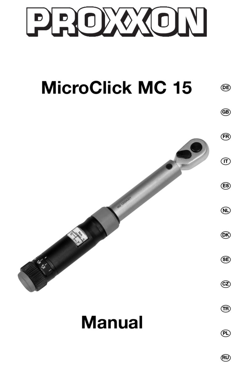 Proxxon MicroClick MC 15 manual