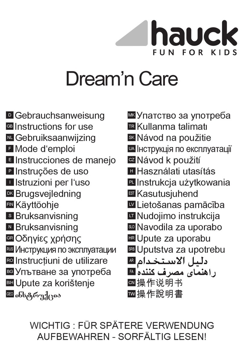 Hauck Dream'n Care Instructions for use
