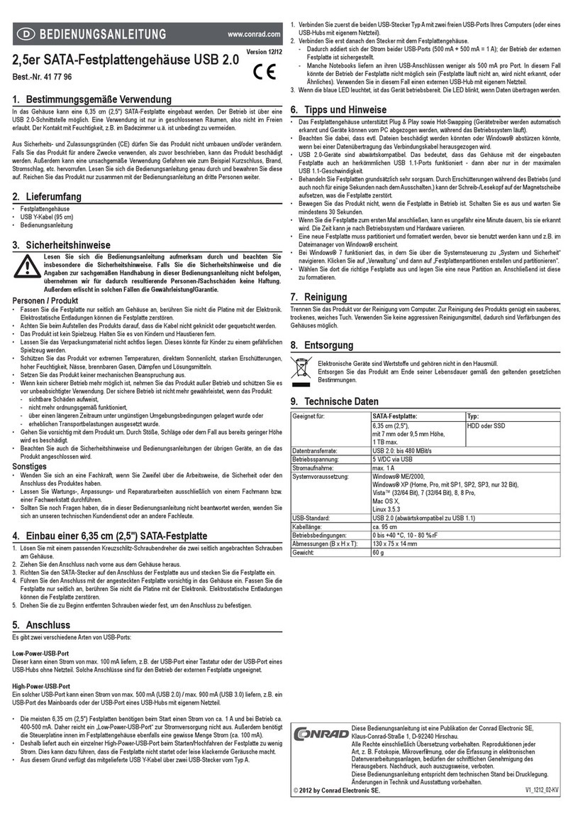 Conrad 41 77 96 operating instructions