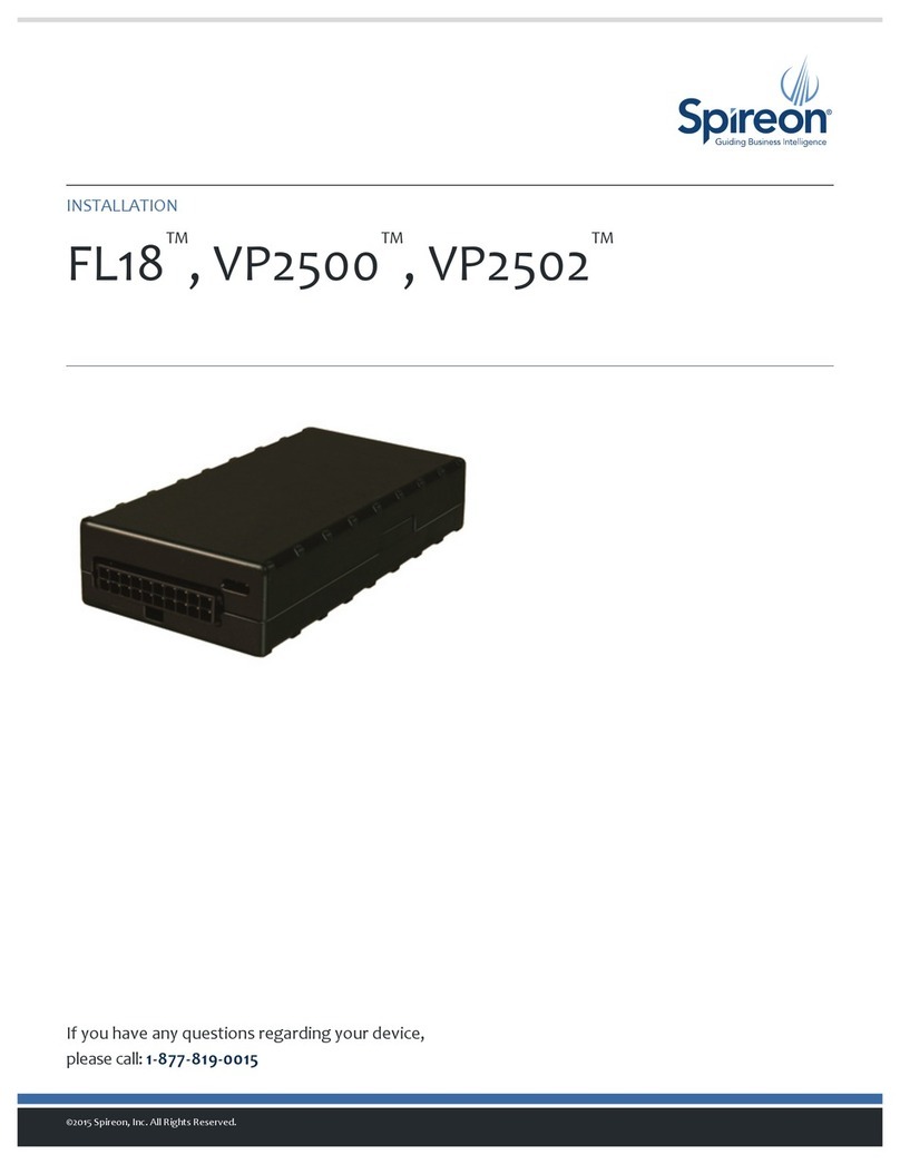 Spireon FL18 Installation