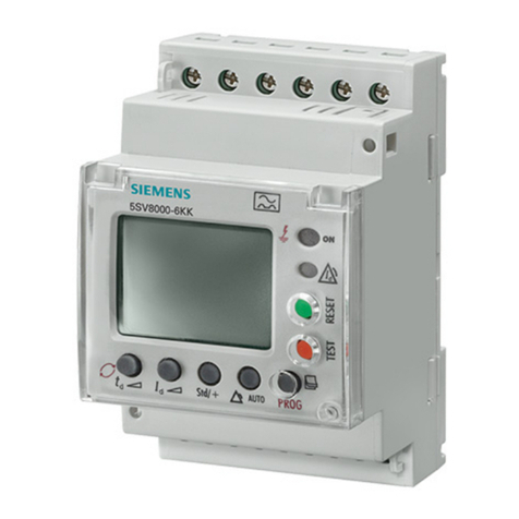 Siemens 5SV8200-6KK User manual