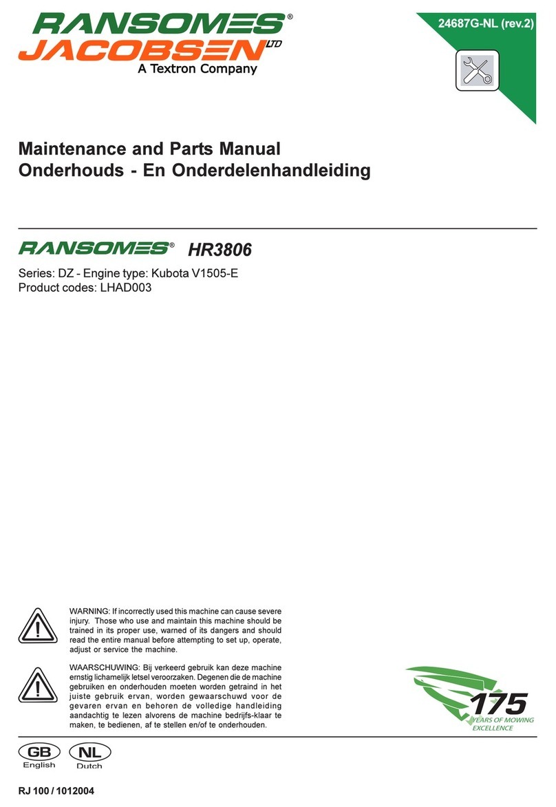 Jacobsen ransomes hr3806 User manual