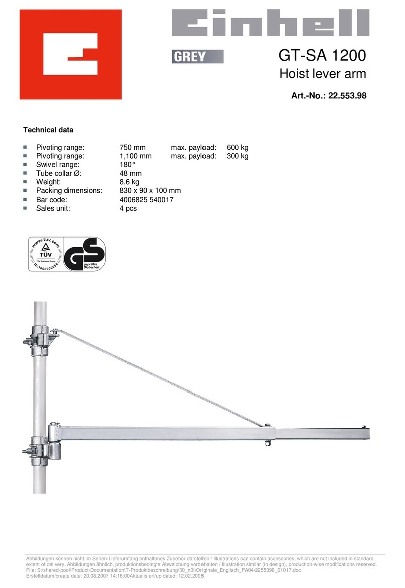 EINHELL GT-SA 1200 operating instructions
