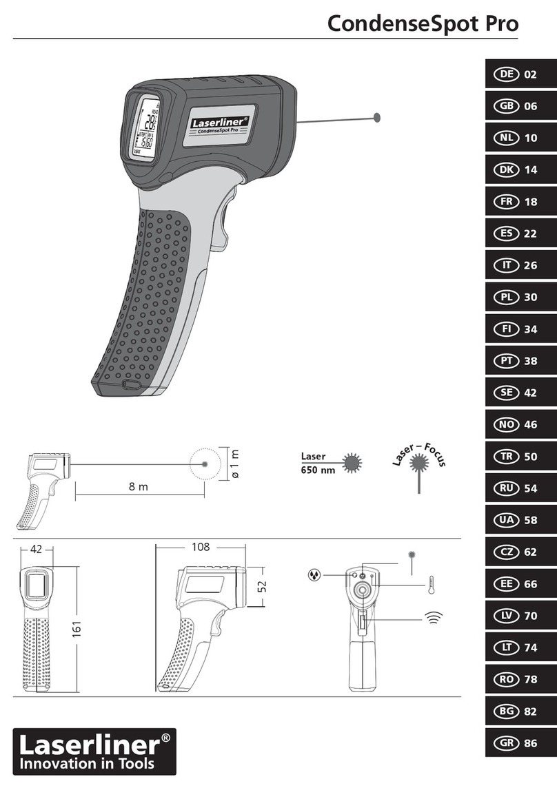 LaserLiner CondenseSpot Pro User manual