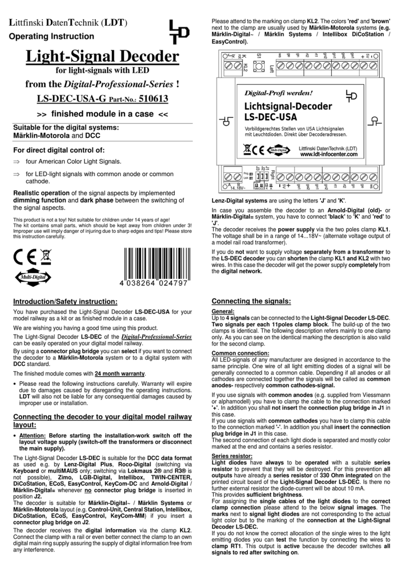 LDT LS-DEC-USA User manual