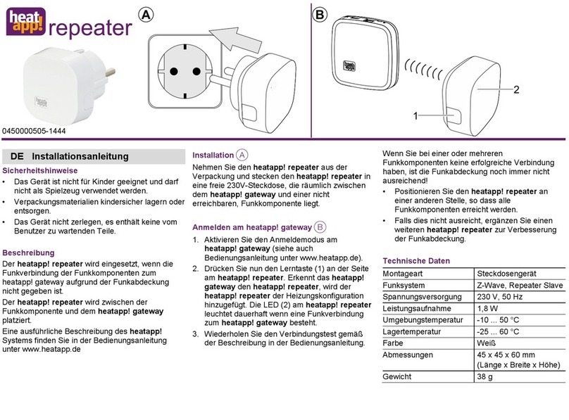 heatapp! repeater installation instructions