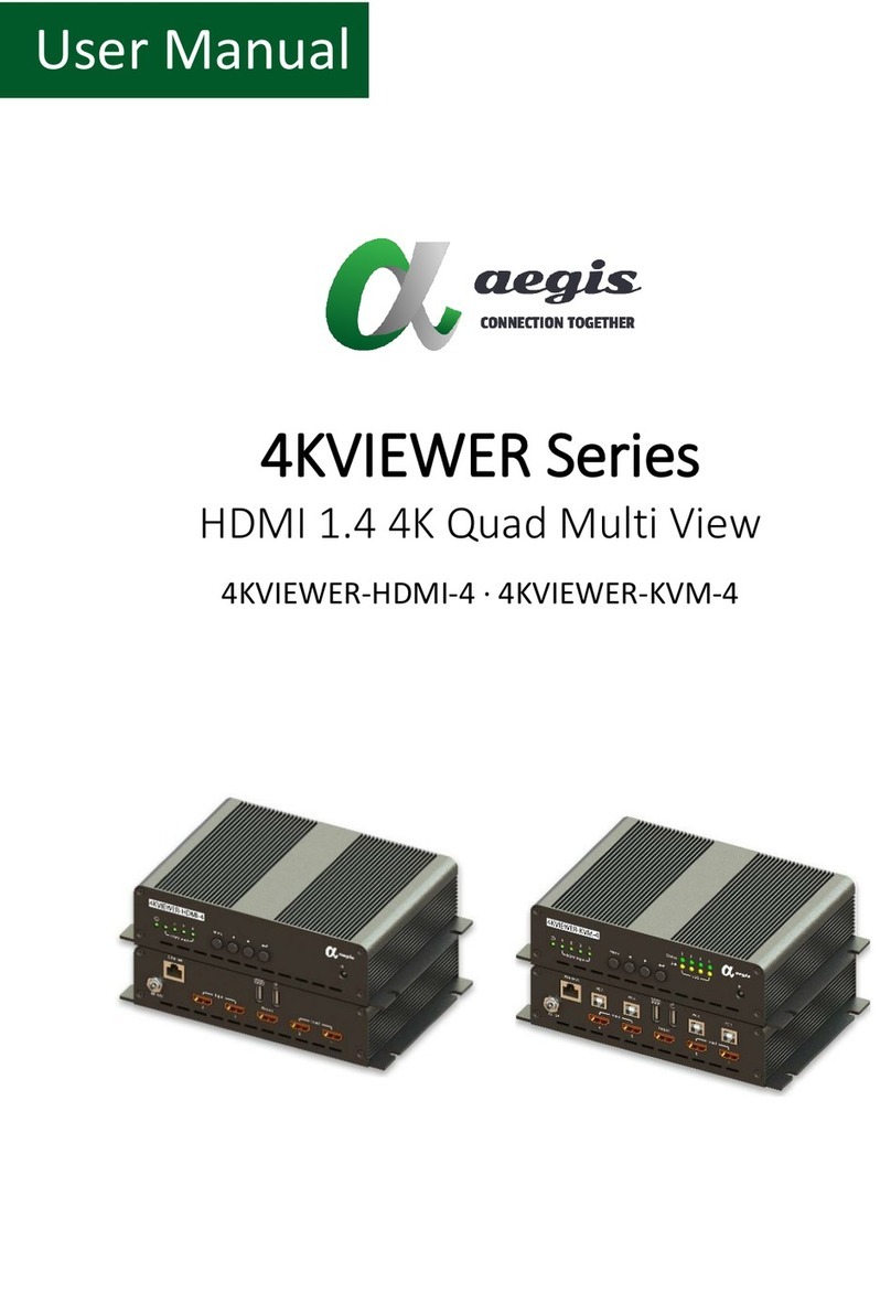 Aegis 4KVIEWER Series User manual