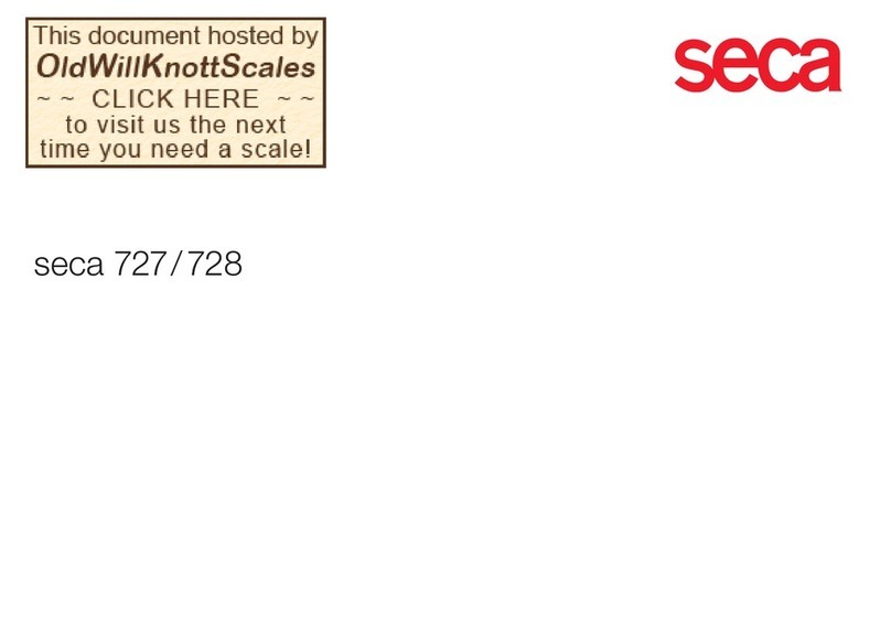 Seca 728 User manual