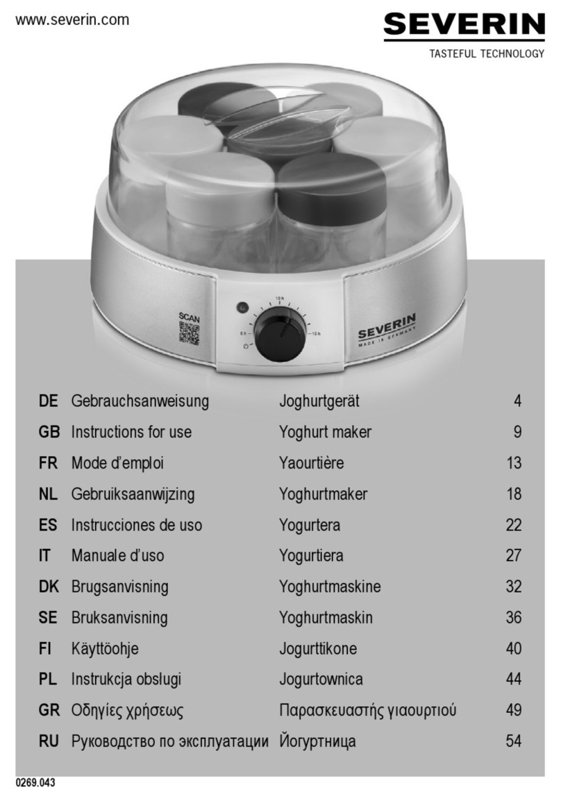 SEVERIN JG3525 User manual