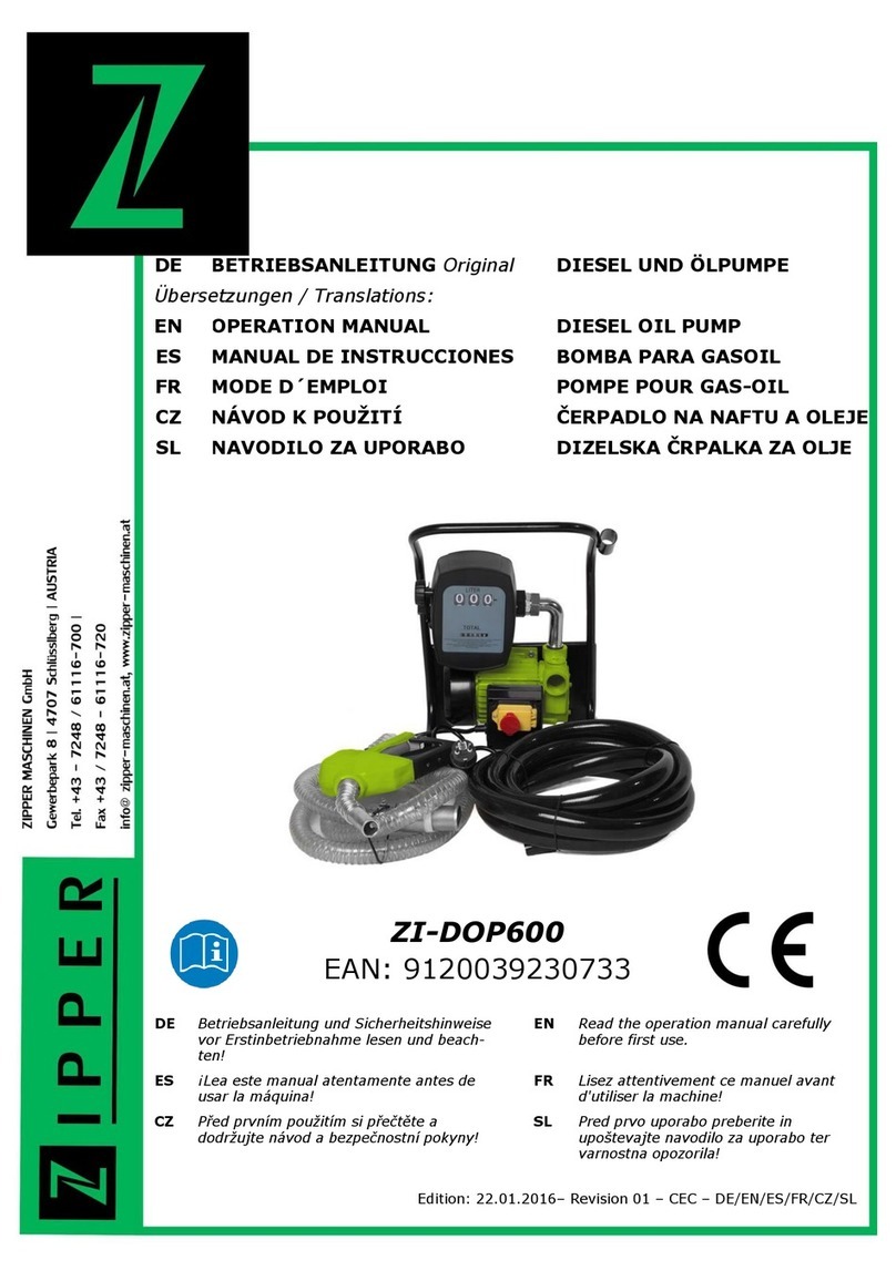 Zipper Mowers ZI-DOP600 Operation manual
