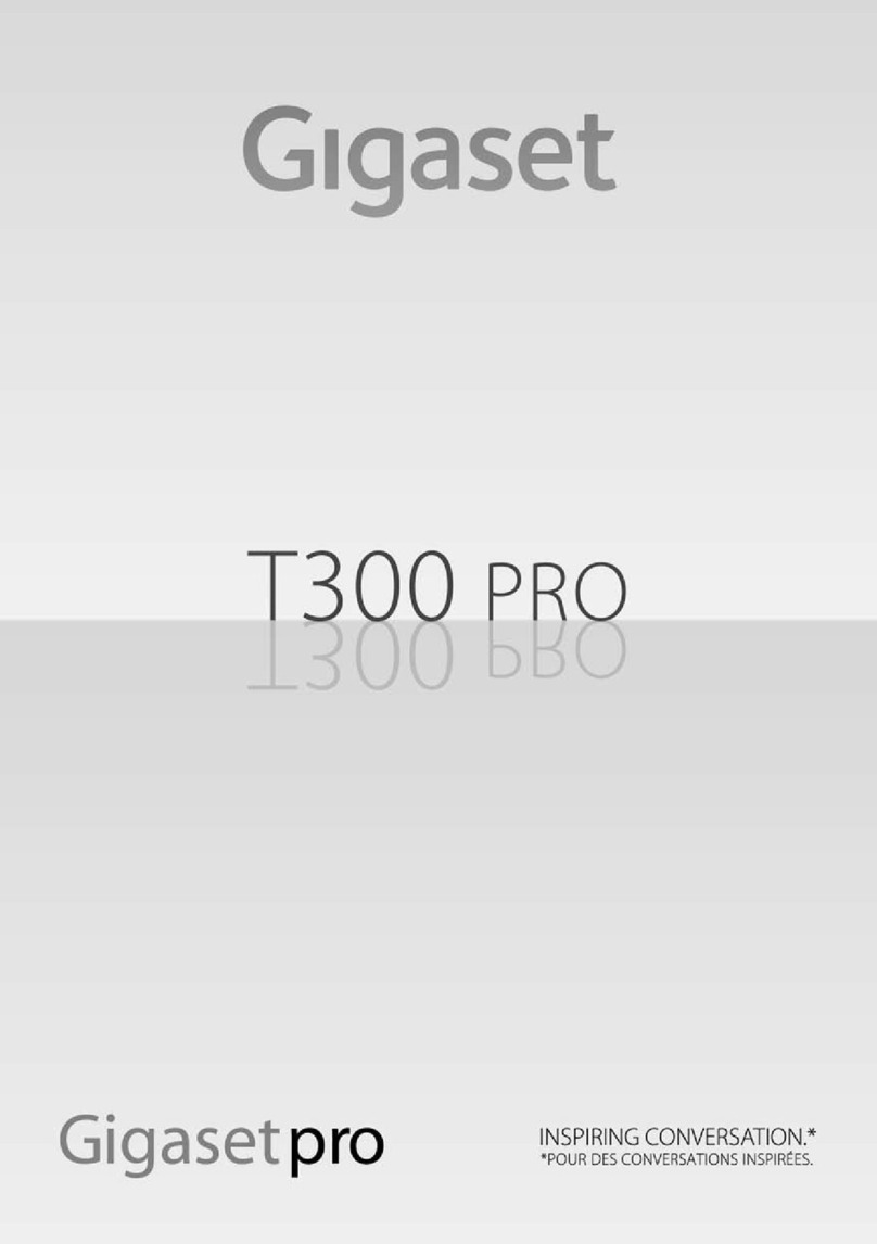 Gigaset T300 PRO quick start guide