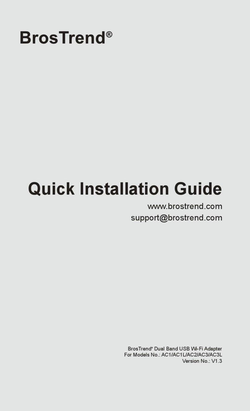 BROSTREND AC1 User manual