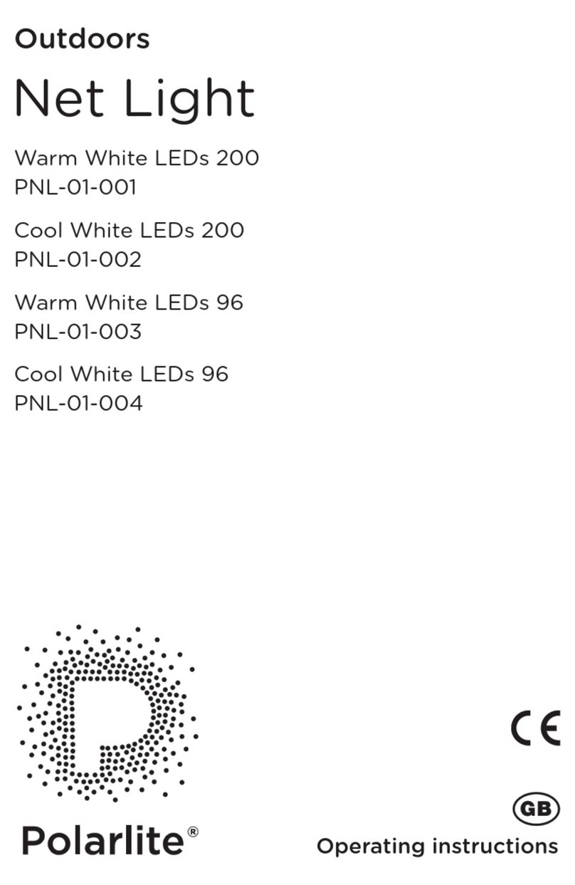 Polarite Net Light PNL-01-001 operating instructions