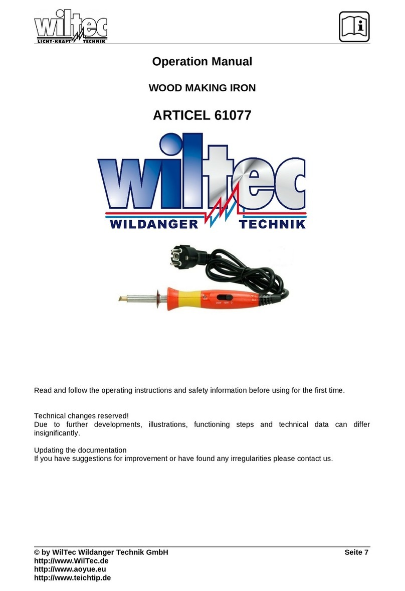 WilTec HS-060B-6 Operation manual