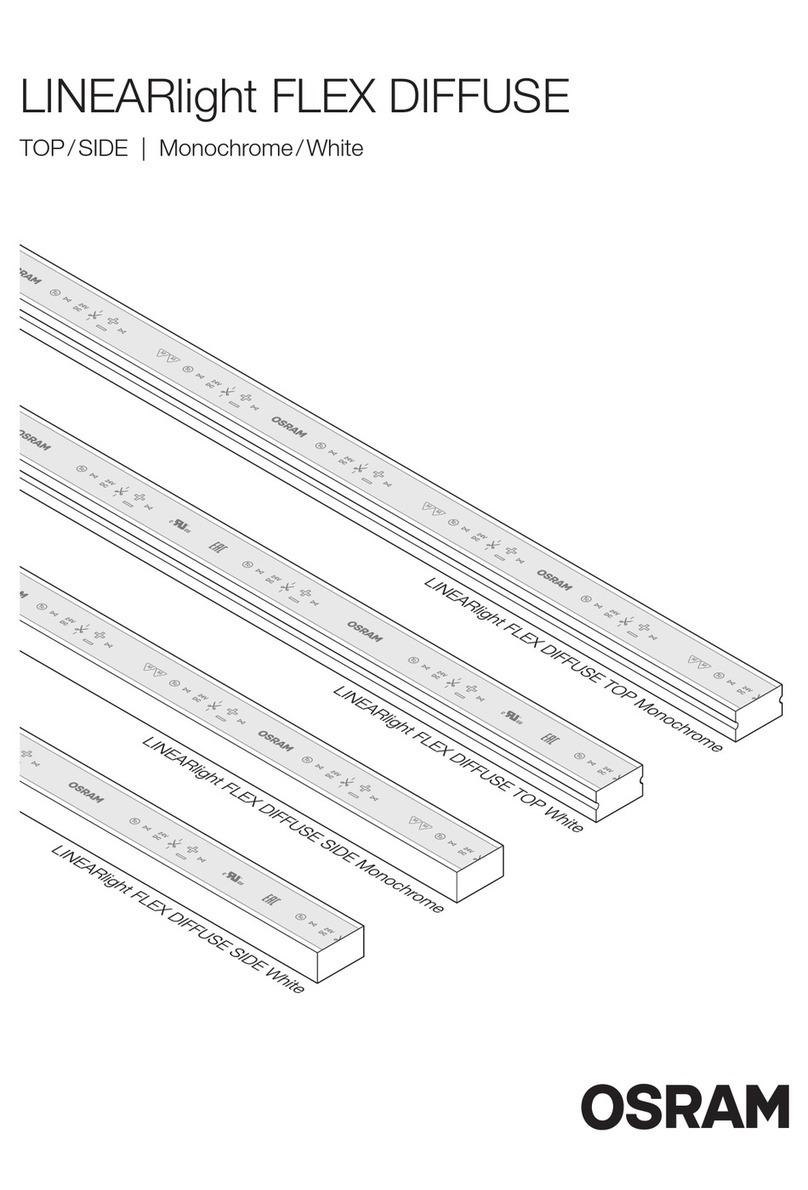 Osram LINEARlight FLEX DIFFUSE Series instructions