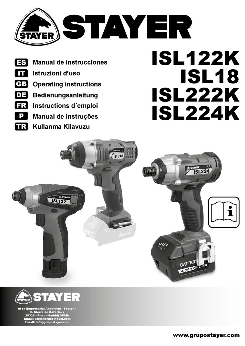 stayer ISL122K User manual