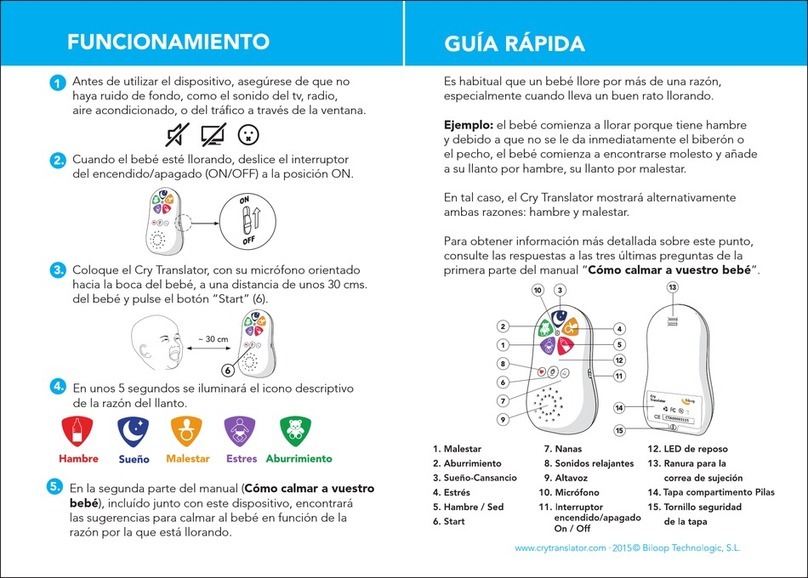 Biloop Cry Translator quick start guide