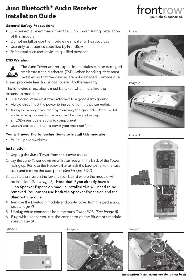 FrontRow JUNO User manual